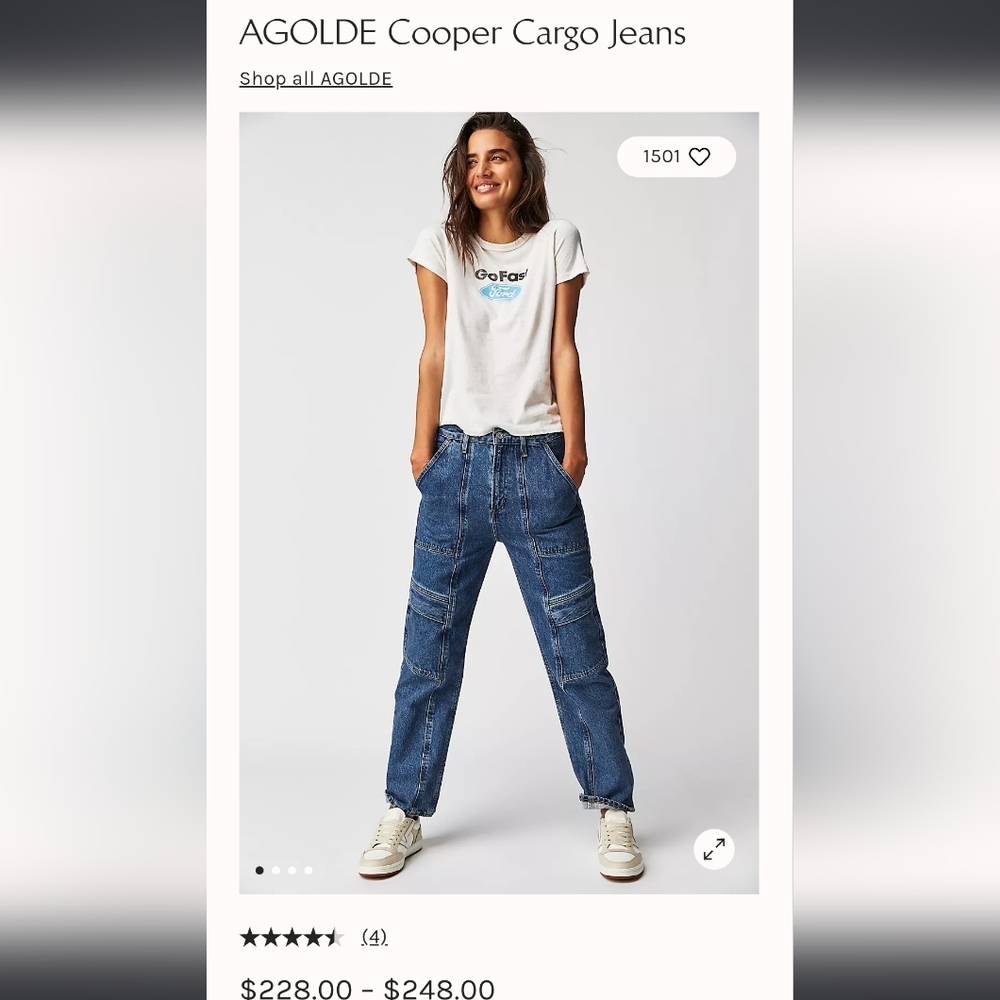 Agolde cooper cargo